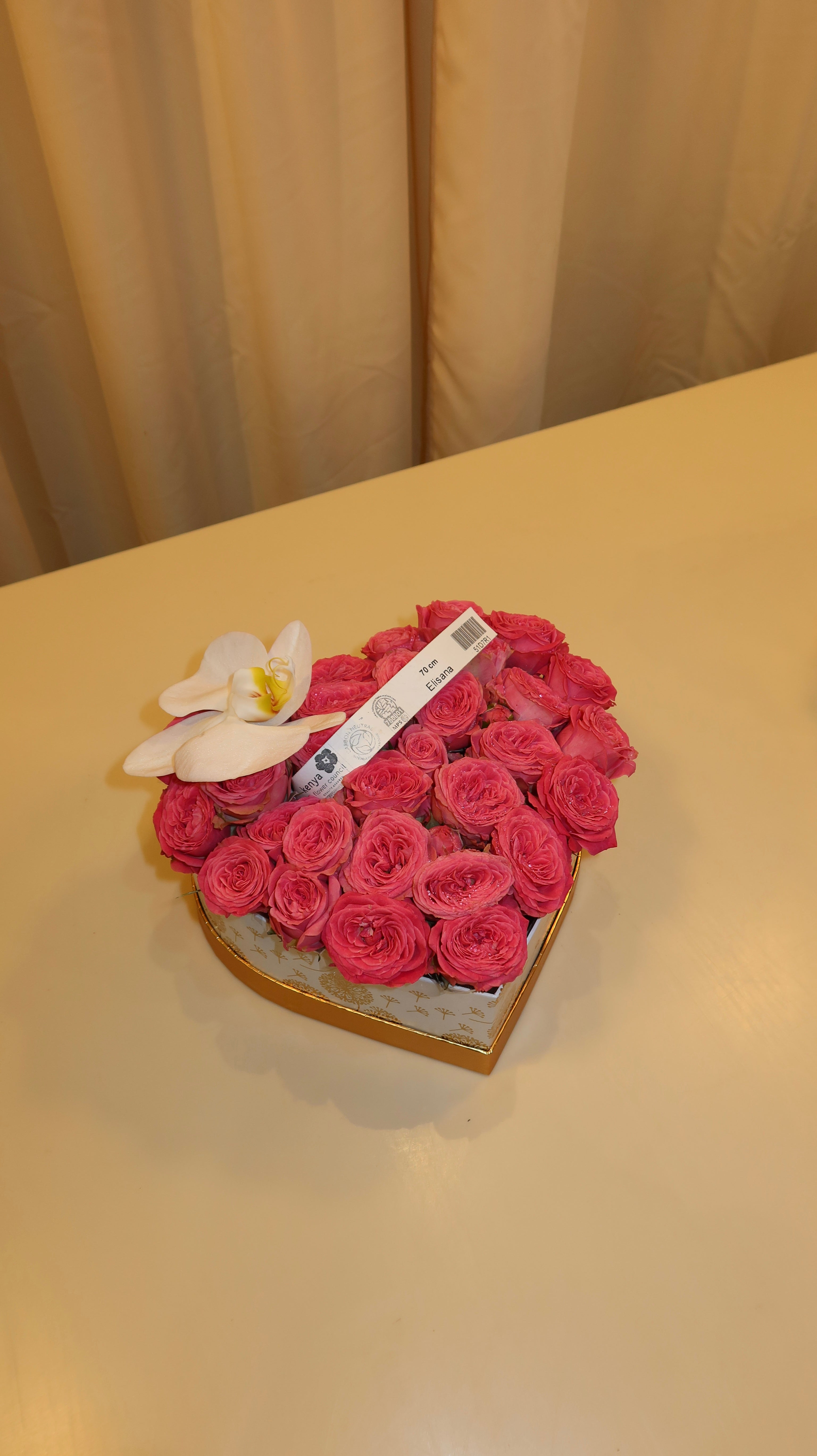 Elisana Petite Heart Hatbox